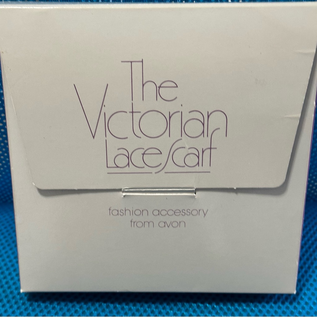 1983 Vintage The Victorian Lace Scarf Fashion Accessory From Avon